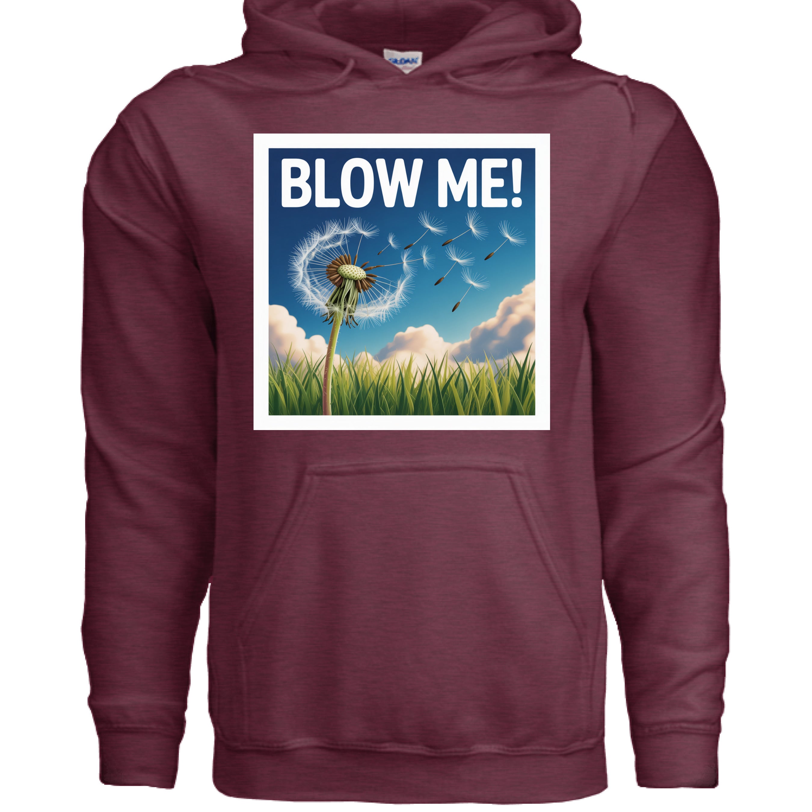 Heather Sport Dark Maroon - FRONT